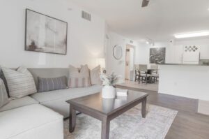 Bel Aire Terrace Model - The Venice Living Room